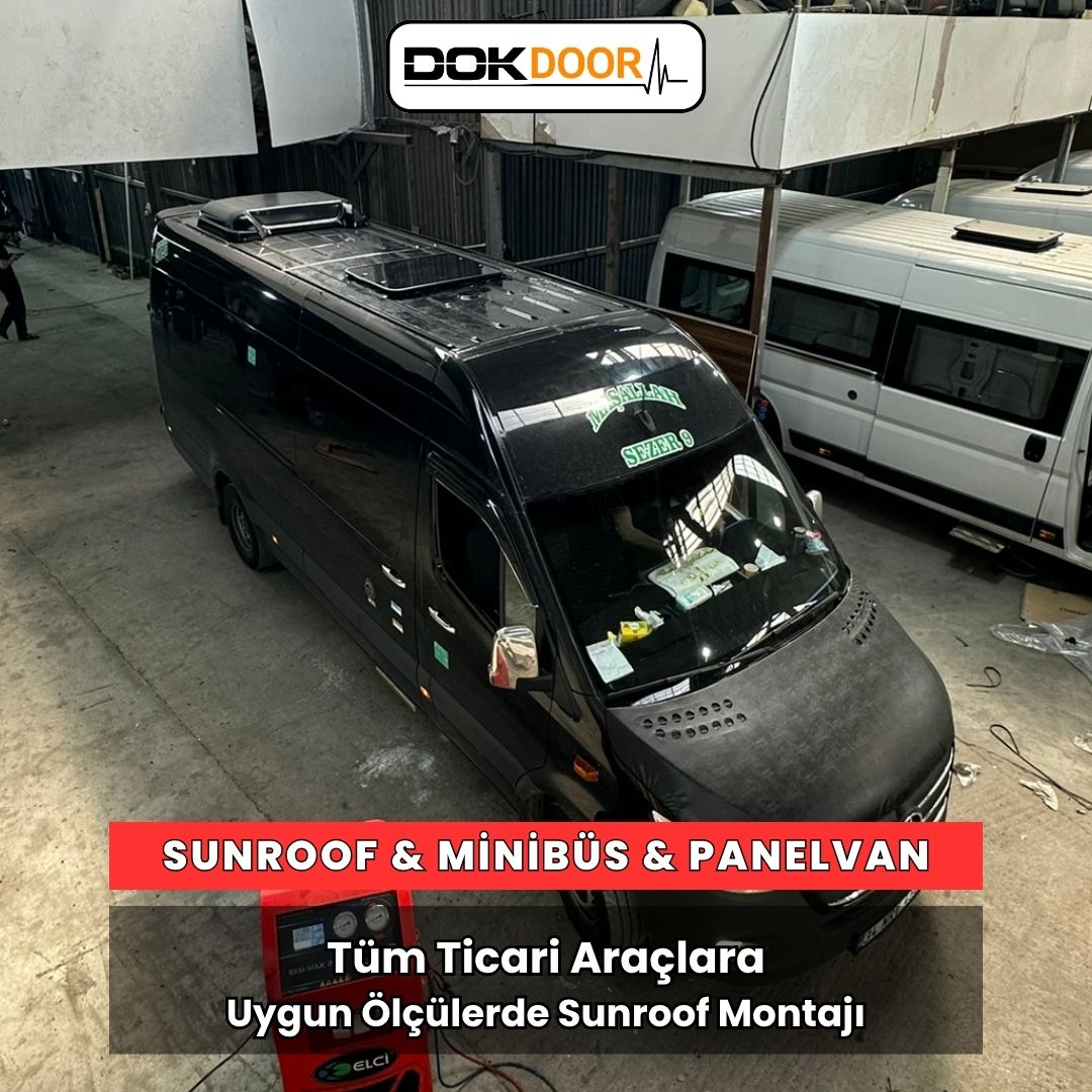 Minibüslerinize uygun sunroof modelleri